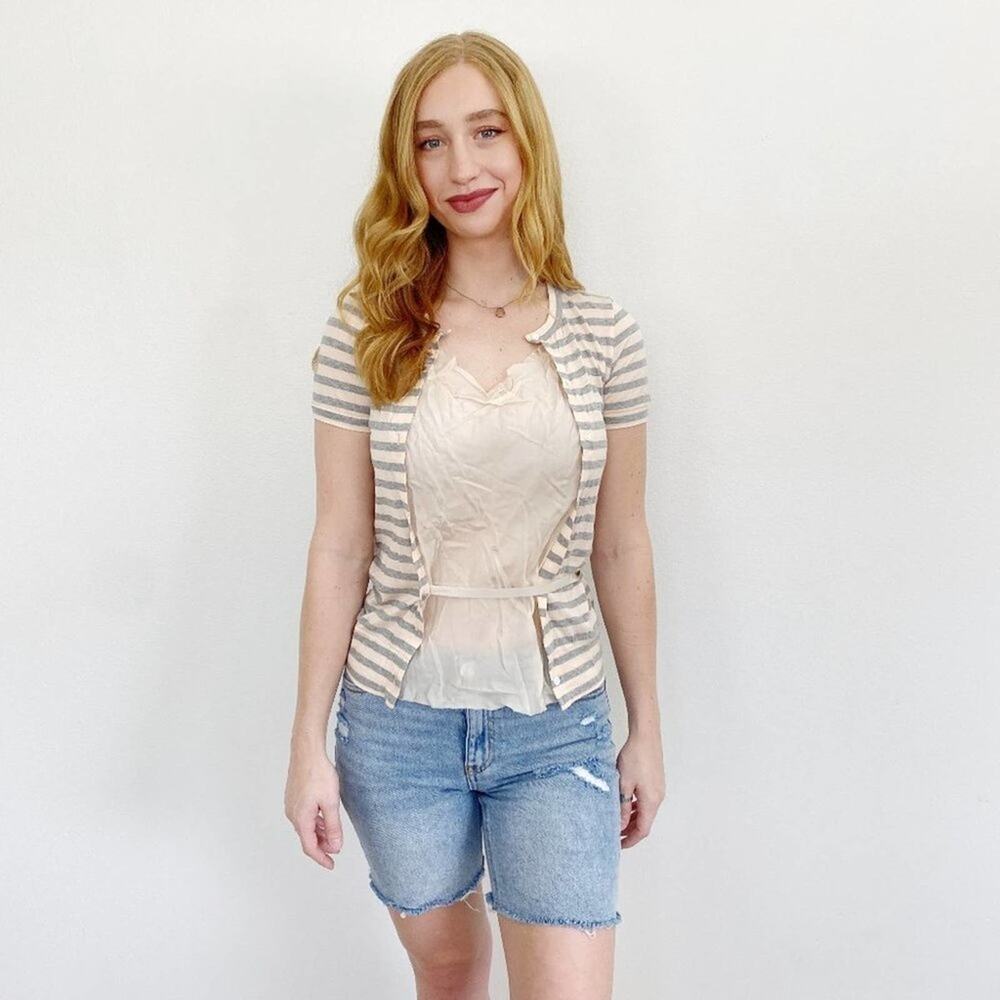 Sacai Luck Barneys New York Stripe Top NWT